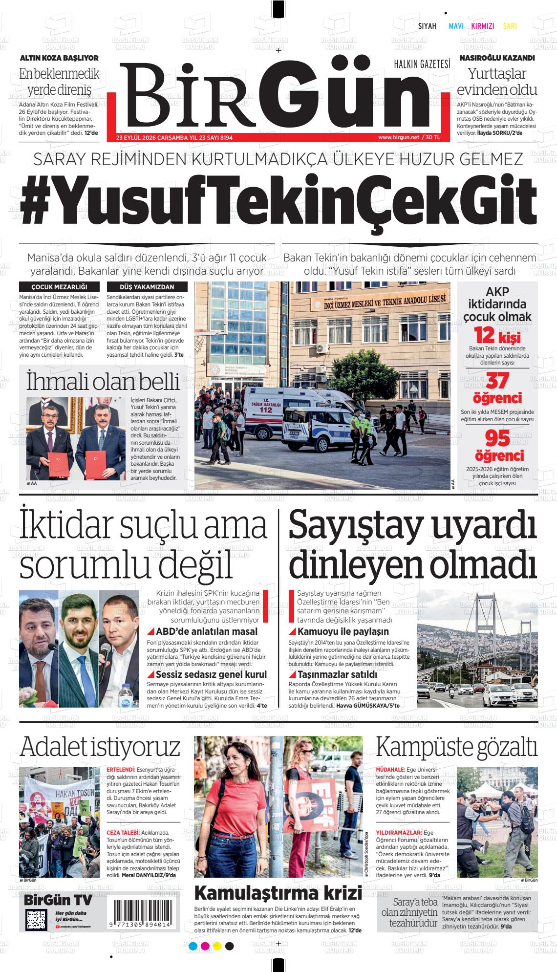 HALKIN GAZETESİ BİRGÜN