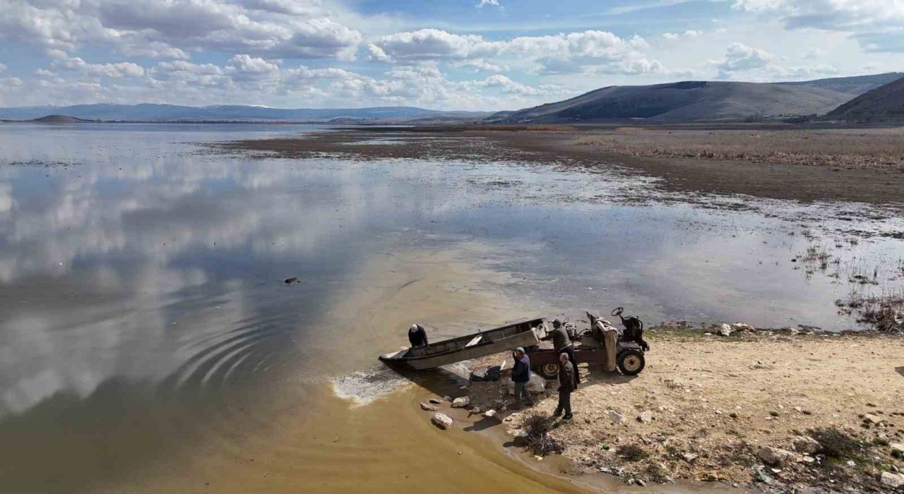 Çavuşçu Gölü yeniden suya kavuştu