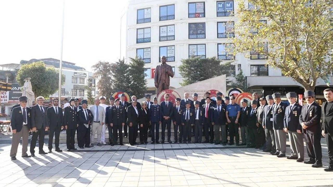 Menderes’te gaziler unutulmadı